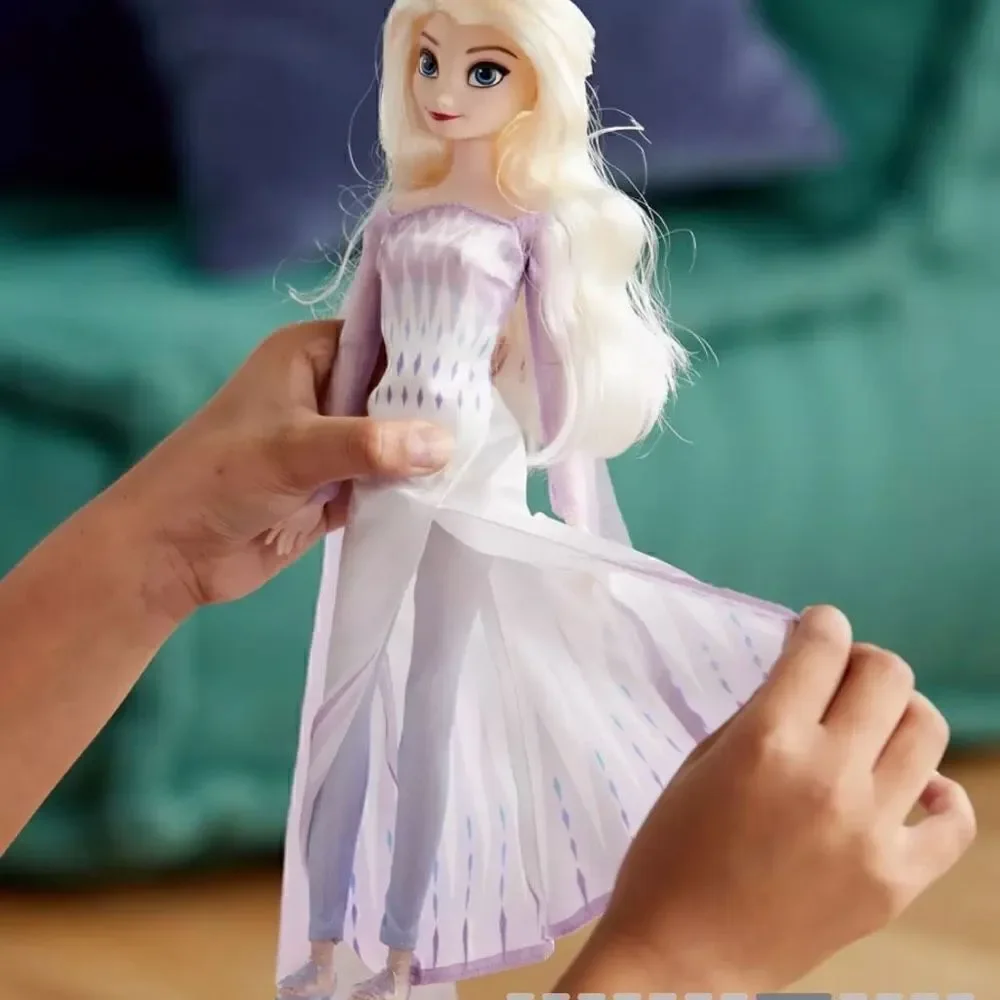 Snow Queen Elsa Classic Doll & Hairbrush Frozen 2 Disney 11.5” NEW NIB Sealed